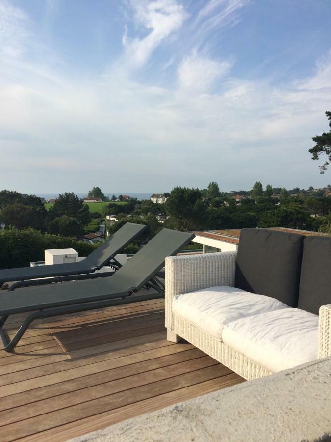 Villa Avec Piscine Privee, Vue Sur Mer Et Plage A Pied 800M Saint-Jean-de-Luz Exterior photo